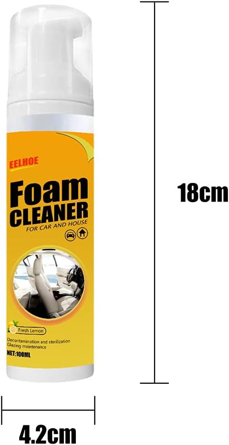 Multi-Purpose Foam Cleaner 100ml | Car Interior & Leather | SouqKingdom