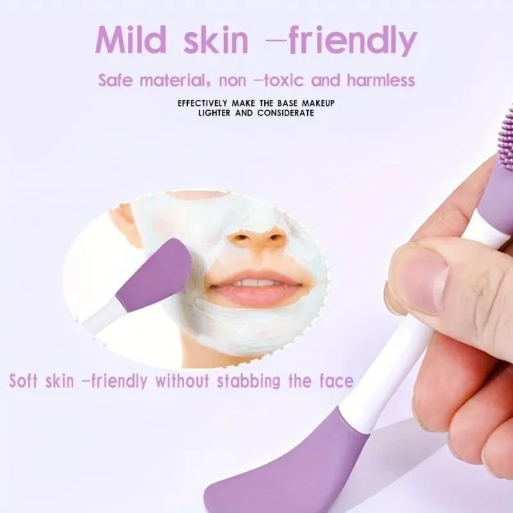 Silicone Face Mask Applicator and Facial Cleansing Scrubber SouqKingdom Saudi Arabia