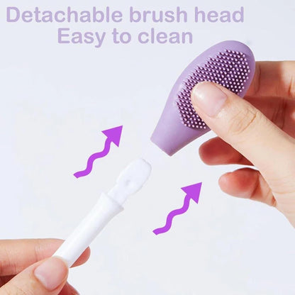 2-in-1 Silicone Face Mask Brush & Pore Cleanser | SouqKingdom