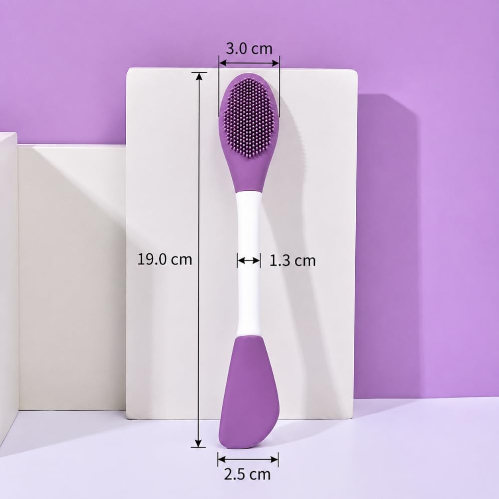 2-in-1 Silicone Face Mask Brush & Pore Cleanser | SouqKingdom