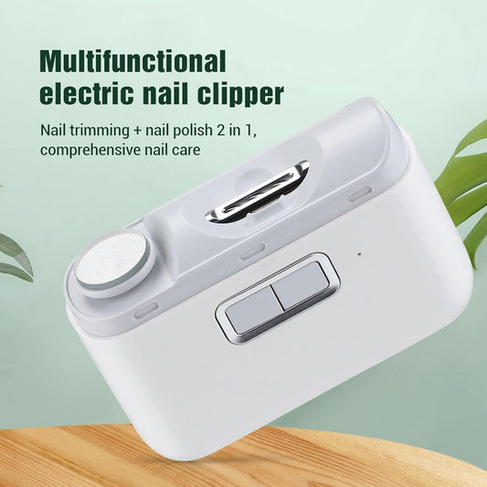 2-in-1 Electric Nail Clipper Nail File Automatic Fingernail Trimmer Saudi Arabia