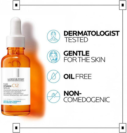 La Roche-Posay Pure Vitamin C12 Serum 30ml | SouqKingdom