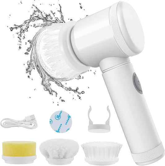 5-in-1 Electric Cleaning Brush USB Rechargeable Multi Purpose Scrubber Saudi Arabia