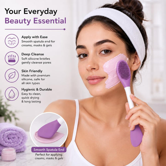 2-in-1 Silicone Face Mask Brush and Pore Cleanser Saudi Arabia