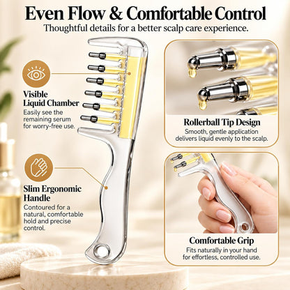 Scalp Oil Applicator Comb for Minoxidil | SouqKingdom
