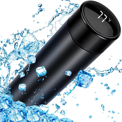 LED Temperature Display Water Bottle 500ml Saudi Arabia