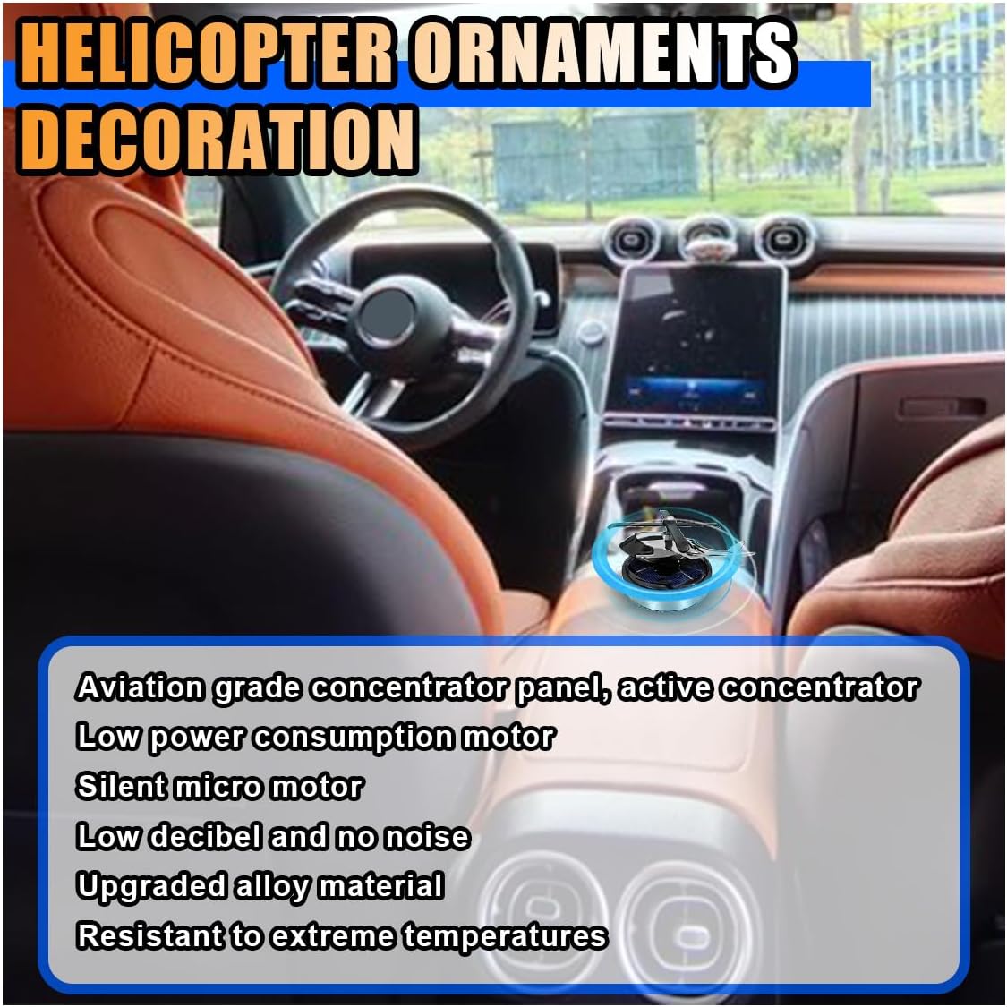 Rotating Helicopter Car Perfume Dashboard Saudi Arabia
