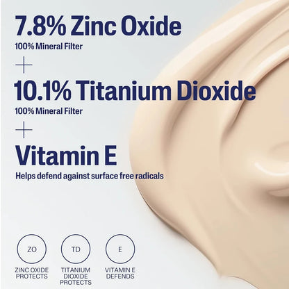 Cetaphil Tinted Sunscreen SPF 40 Mineral Face Lotion | Broad Spectrum UV Protection | Sensitive Skin | SouqKingdom Saudi Arabia