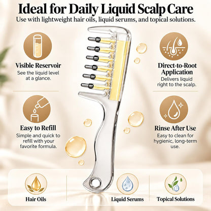 Scalp Oil Applicator Comb for Minoxidil | SouqKingdom
