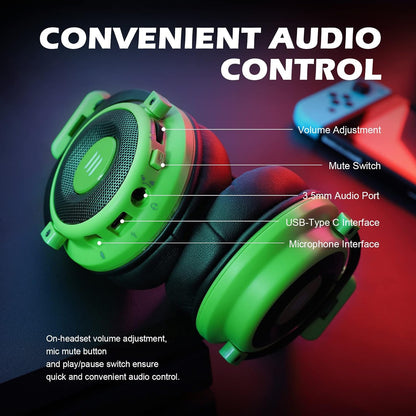 EKSA 7.1 Gaming Headset with Microphone | USB & 3.5mm PC, PS5, PS4 & Xbox Headphones | SouqKingdom Saudi Arabia