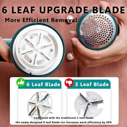 Electric Fabric Shaver & Lint Remover | USB Rechargeable Clothes Defuzzer for Sweaters & Wool | SouqKingdom Saudi Arabia