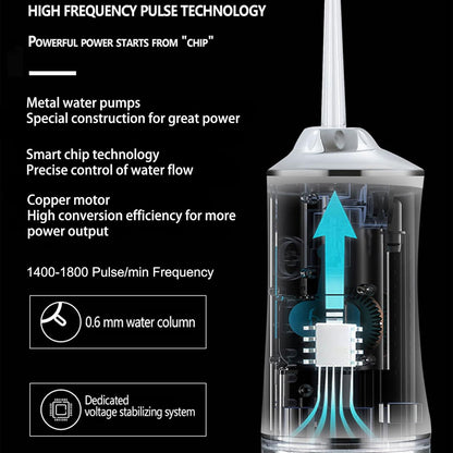3-in-1 Oral Irrigator & Water Flosser | Portable Rechargeable Dental Cleaner for Teeth & Gum Care