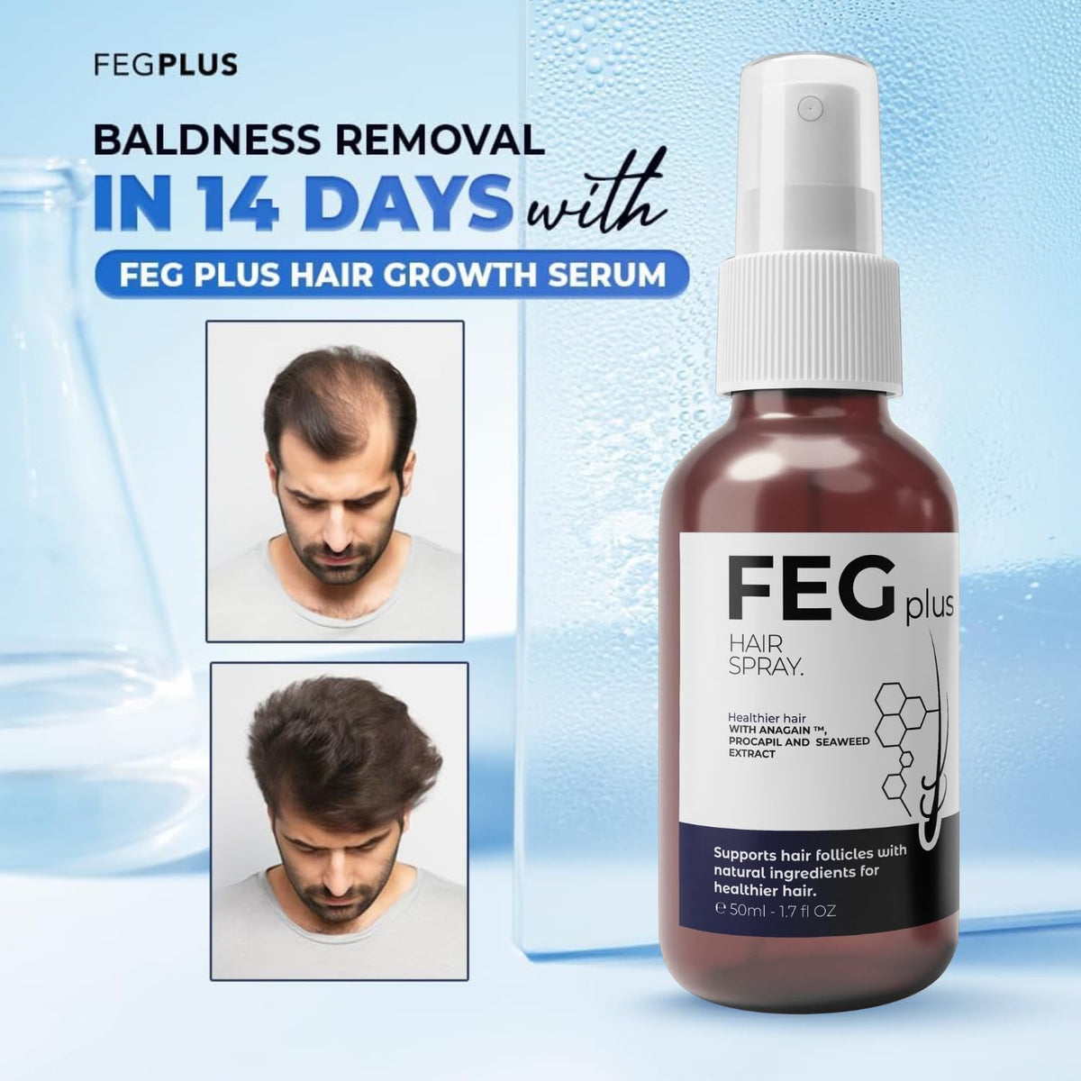 FEG Plus Hair Spray Hair Scalp Care Saudi Arabia