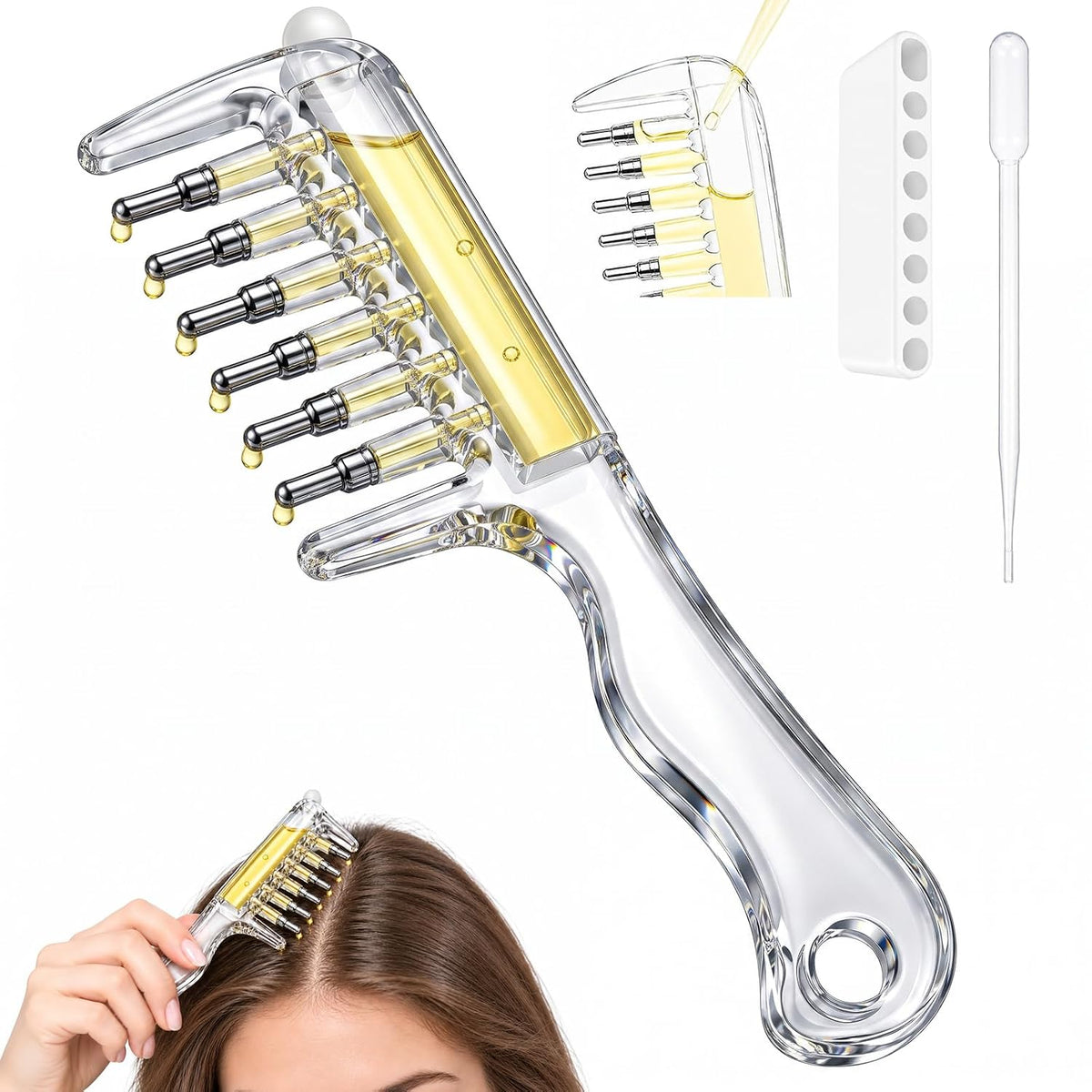 Scalp Oil Applicator Comb for Minoxidil | SouqKingdom