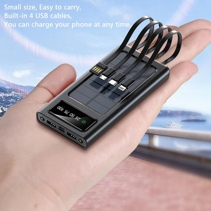 20000mAh Solar Power Bank with Dual Flashlight | SouqKingdom