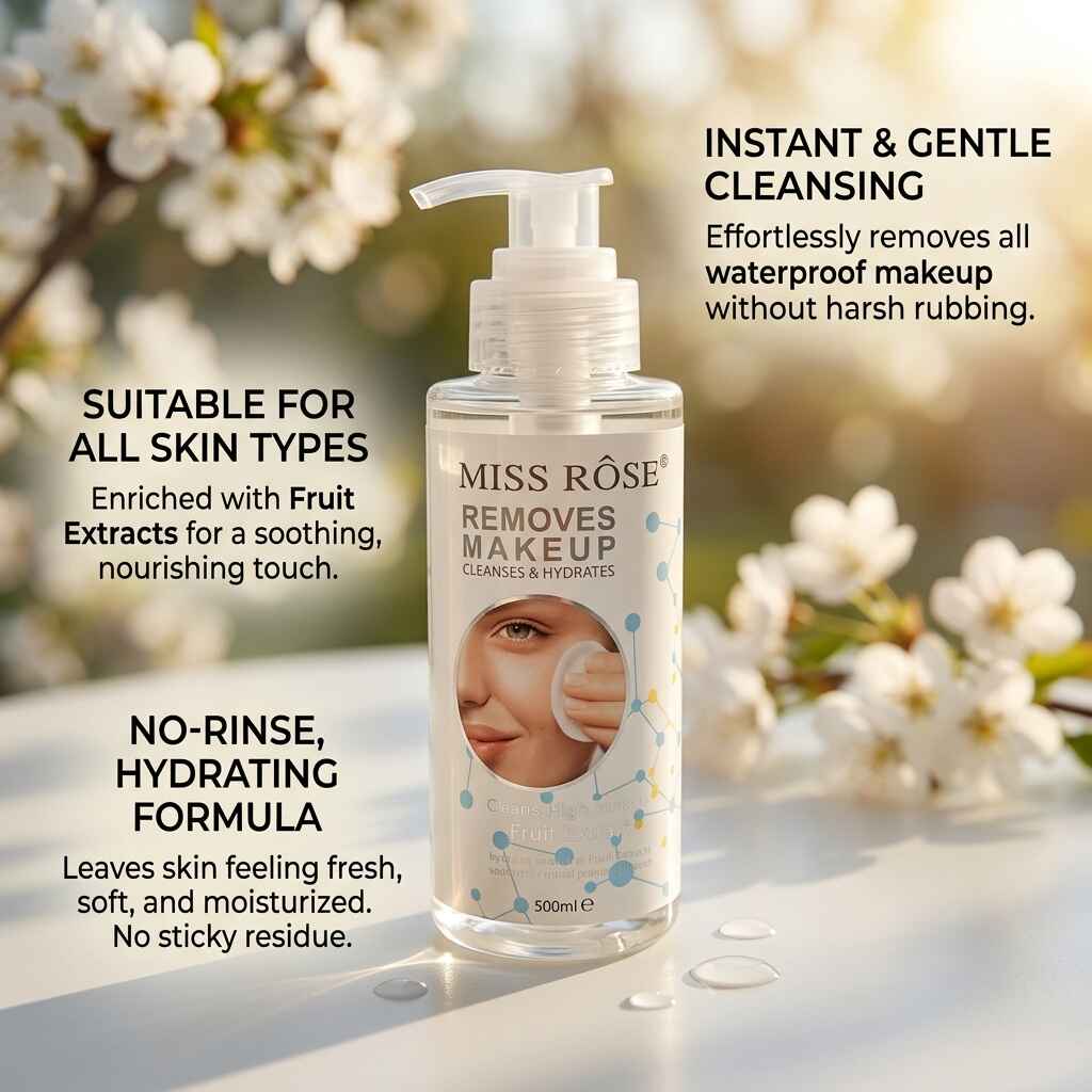 Miss Rose Coconut Makeup Remover 150ml Saudi Arabia
