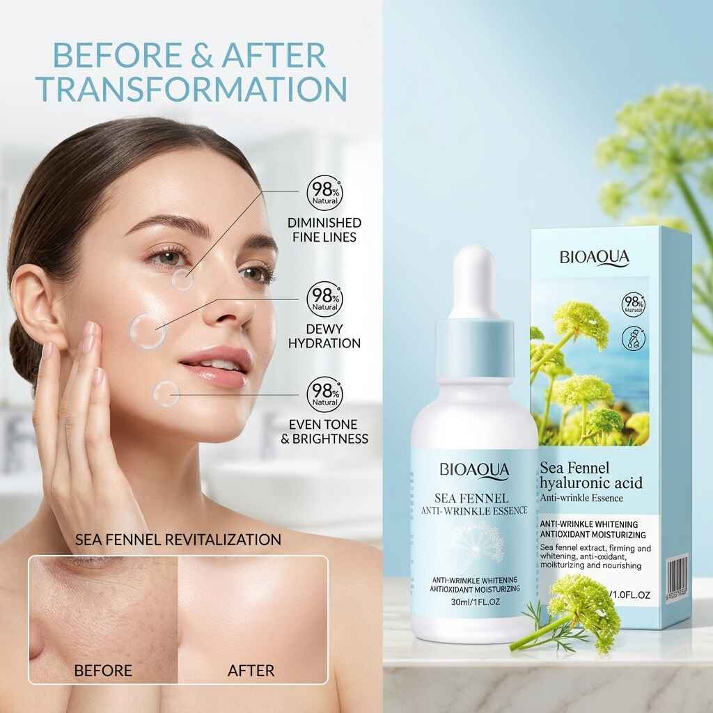 BIOAQUA Sea Fennel Hyaluronic Acid Serum 30ml Saudi Arabia