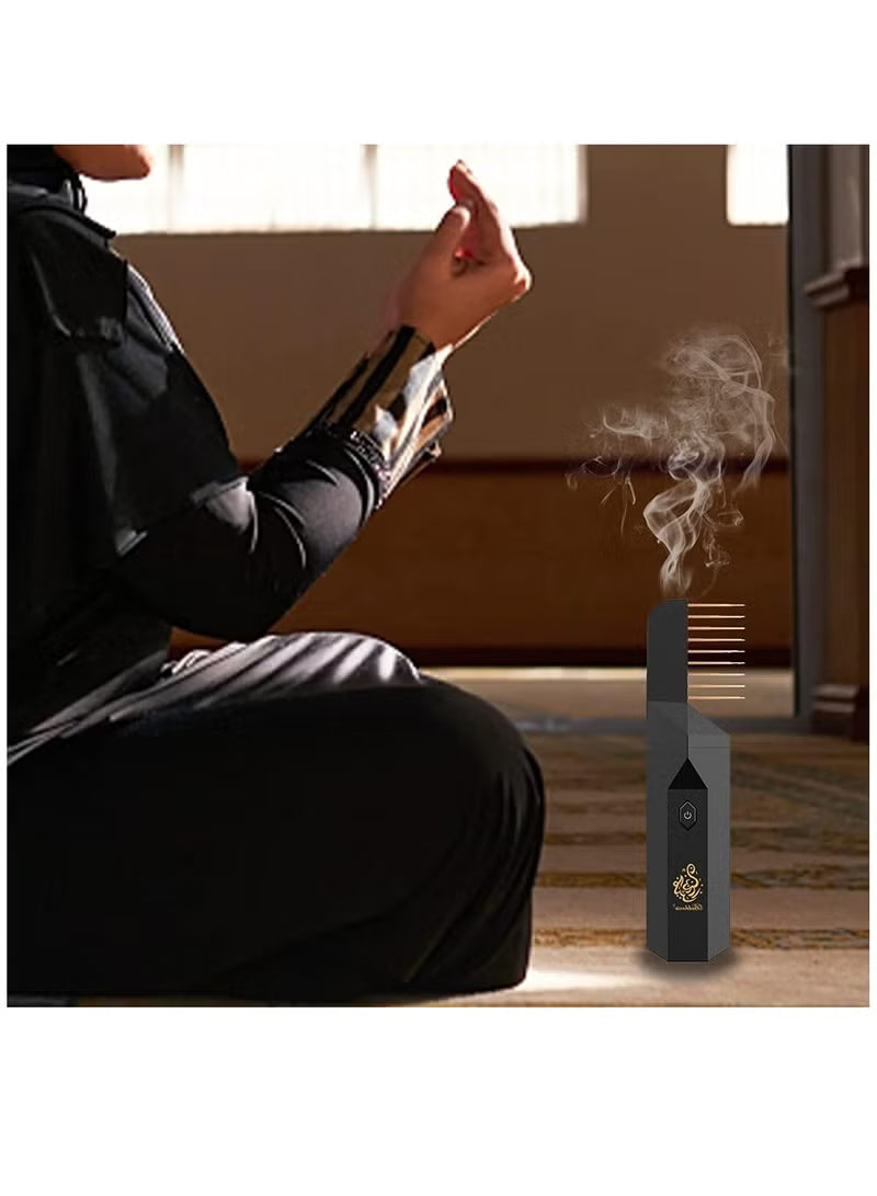 Portable Electric Bakhoor Burner | USB Rechargeable Cordless Oud & Incense Burner | SouqKingdom Saudi Arabia