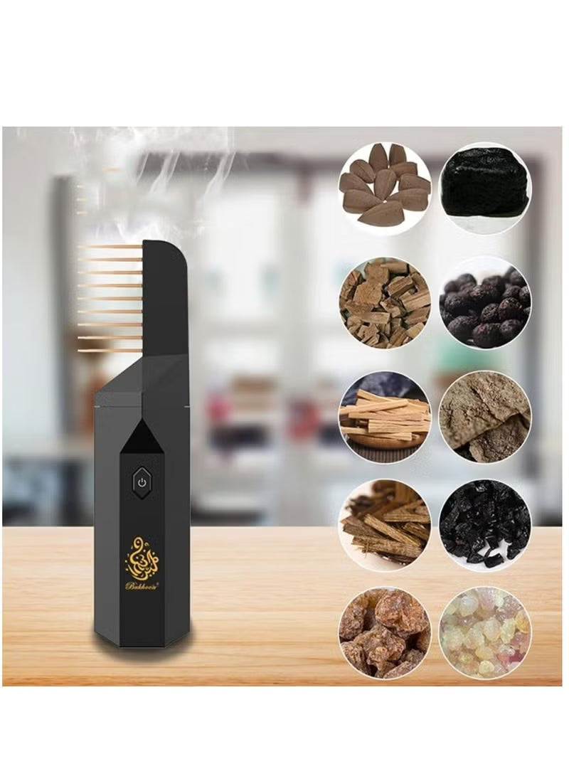 Portable Electric Bakhoor Burner | USB Rechargeable Cordless Oud & Incense Burner | SouqKingdom Saudi Arabia