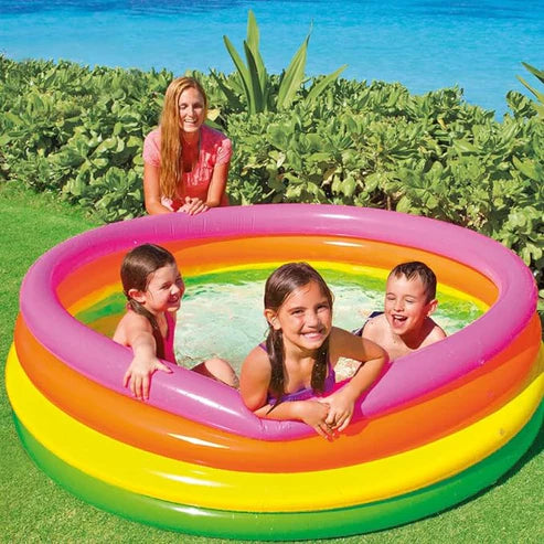4 Ring Colorful Inflatable Kids Pool Saudi Arabia