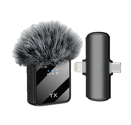 F15 Wireless Lavalier Microphone Noise Cancelling Vlogging Mic Saudi Arabia