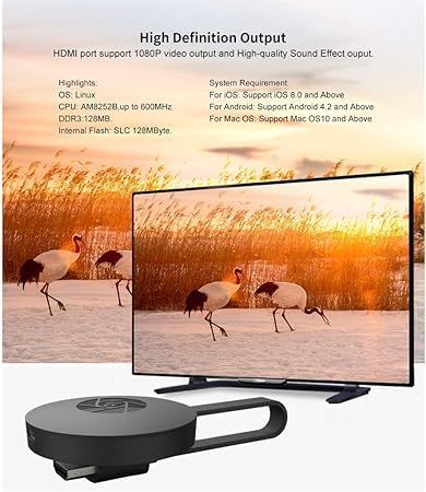 Wireless HDMI Display Adapter 1080P WiFi Screen Mirroring Dongle Saudi Arabia