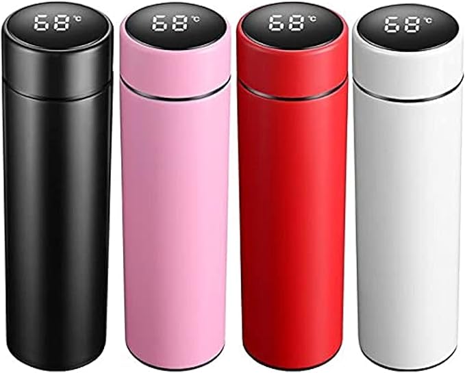 LED Temperature Display Water Bottle 500ml Saudi Arabia