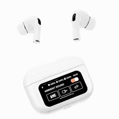 AirPods Pro Style Wireless Earbuds with Touch Display | Bluetooth TWS Earphones | SouqKingdom Saudi Arabia