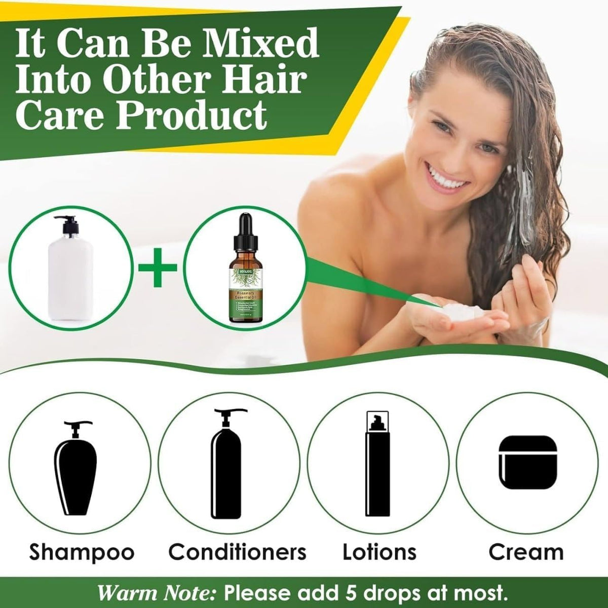 Rosemary Hair Oil For Dry Scalp & Hair Care 30ml | SouqKingdom