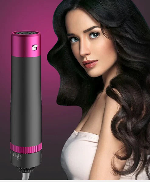 Hot Air Brush Kit 5-in-1 Ionic Hair Styler Grey | SouqKingdom