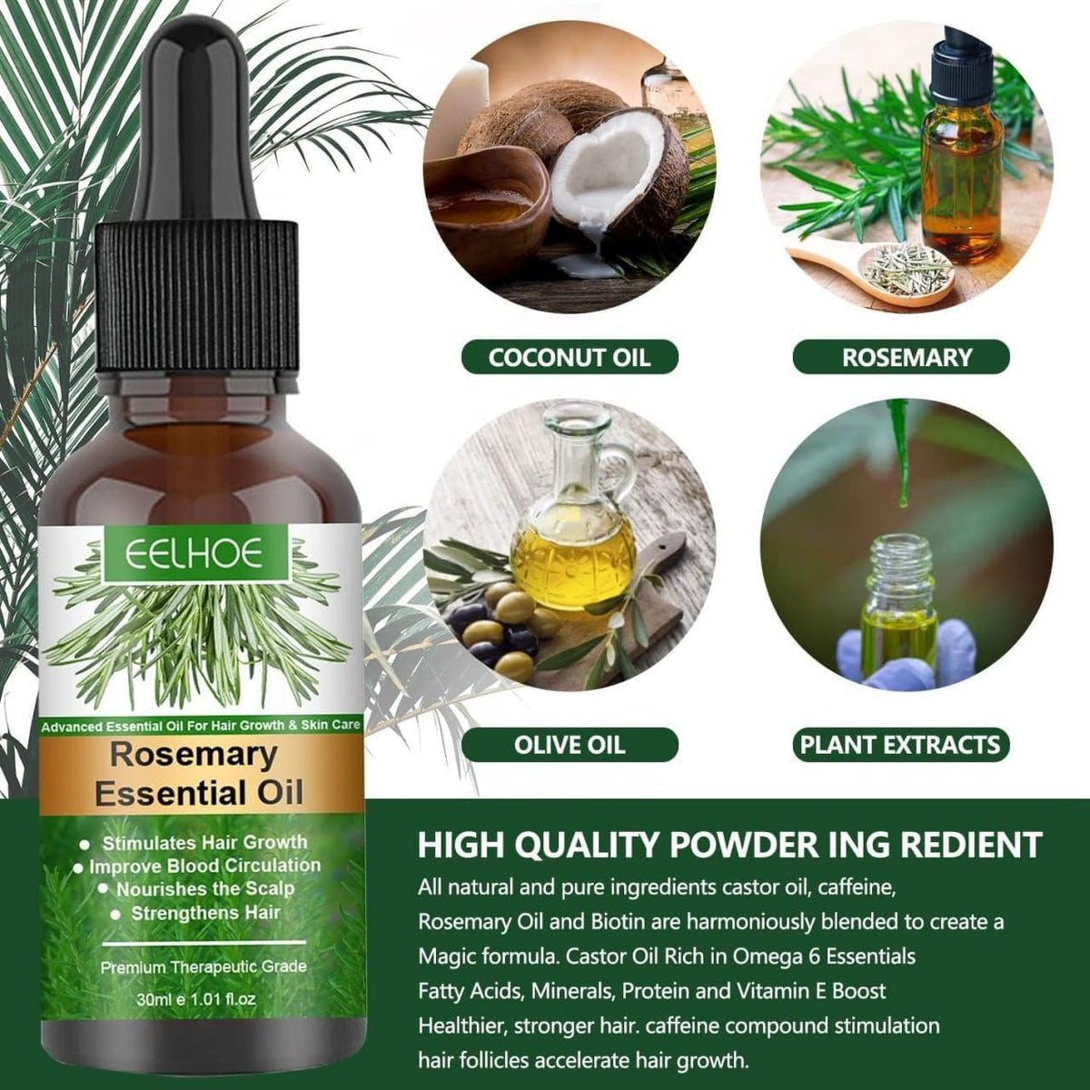 Rosemary Scalp Nourishing Hair Oil SouqKingdom KSA