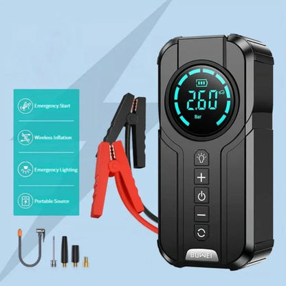 Portable Car Jump Starter with Air Compressor Tire Inflator KSA