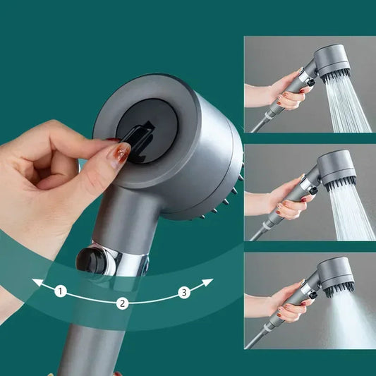 High Pressure Shower Head with Water Filter SouqKingdom