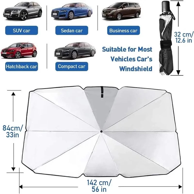Car Windshield Umbrella Sun Shade | SouqKingdom