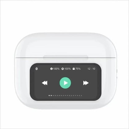 AirPods Pro Style Wireless Earbuds with Touch Display | Bluetooth TWS Earphones | SouqKingdom Saudi Arabia