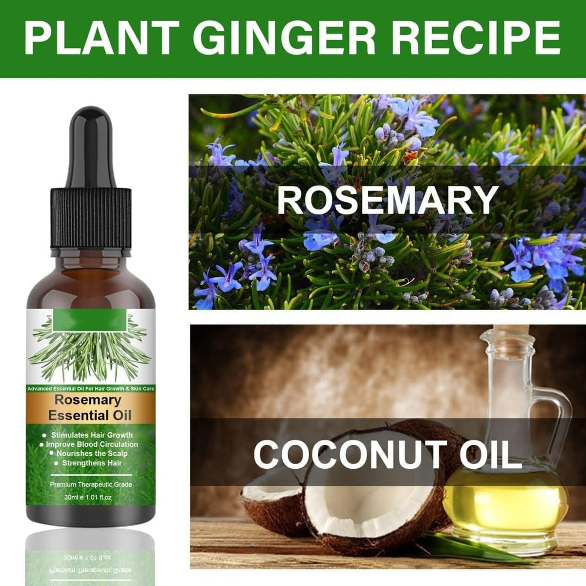 Rosemary Hair Oil 30ml for Scalp and Hair Care Saudi Arabia