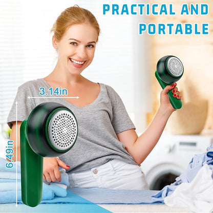 Electric Fabric Shaver & Lint Remover | USB Rechargeable Clothes Defuzzer for Sweaters & Wool | SouqKingdom Saudi Arabia